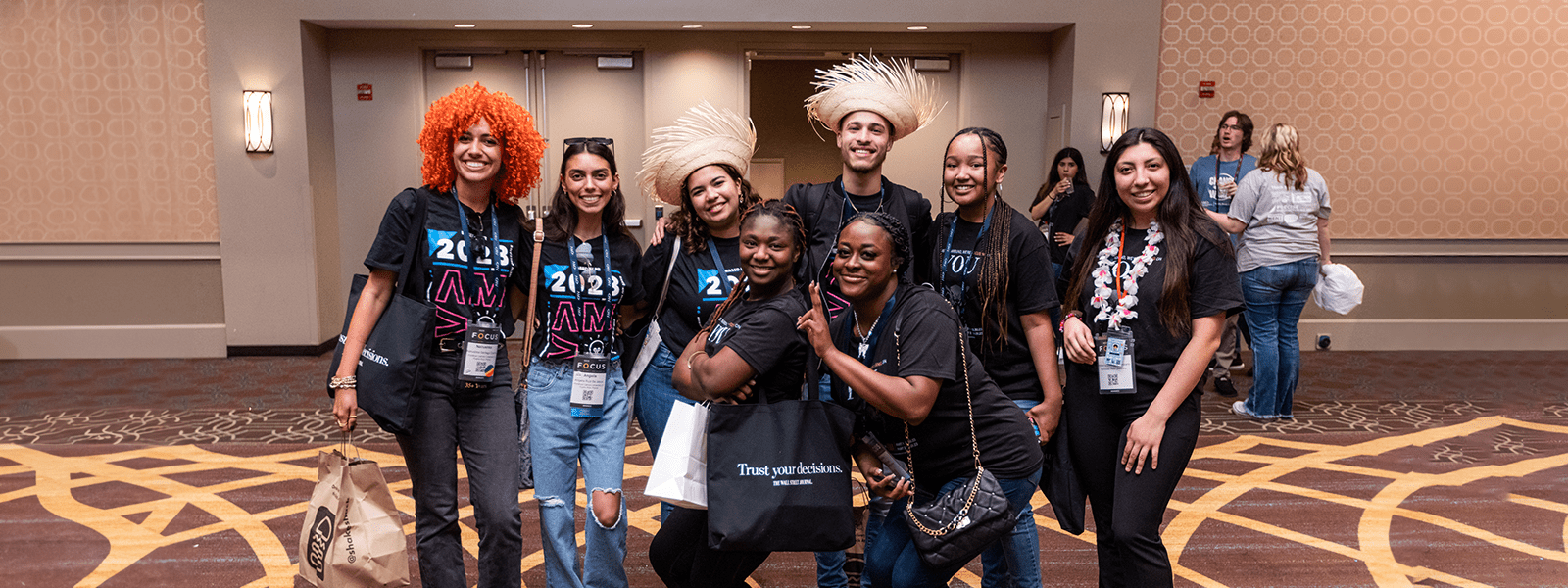 group photo of collegiate students at ICC23