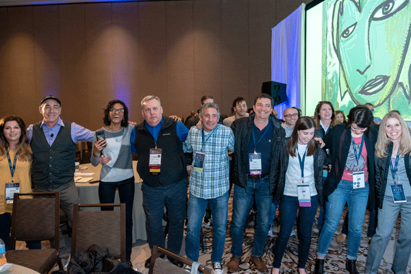 Group of AMA leadership volunteers at AMA's leadership summit